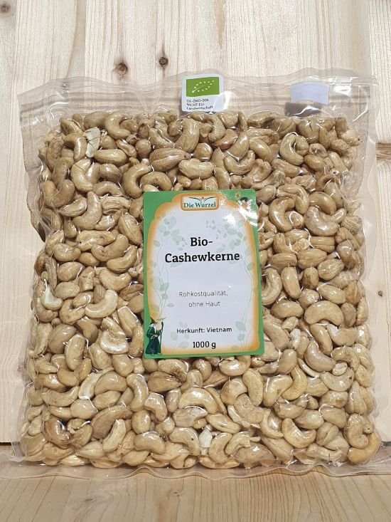 Bio-Cashew-Kerne, 1000 g