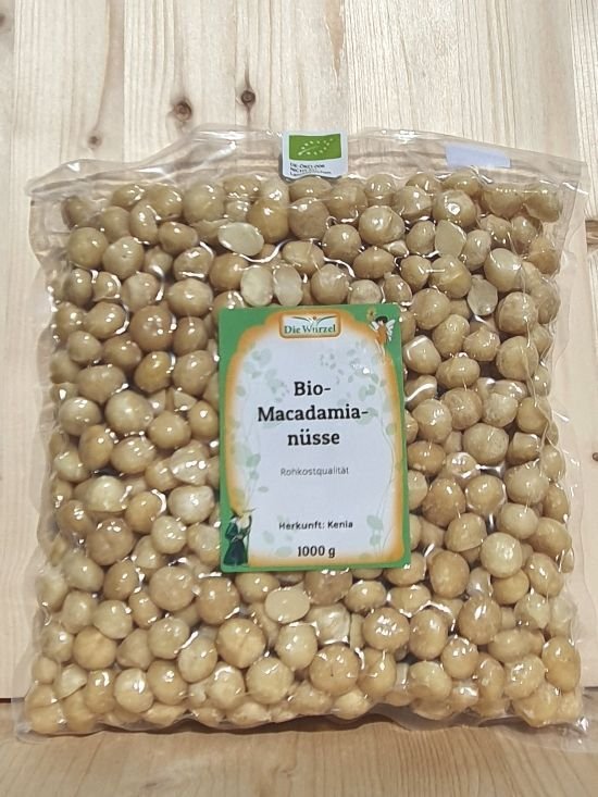 Bio-Macadamianüsse, 1000 g