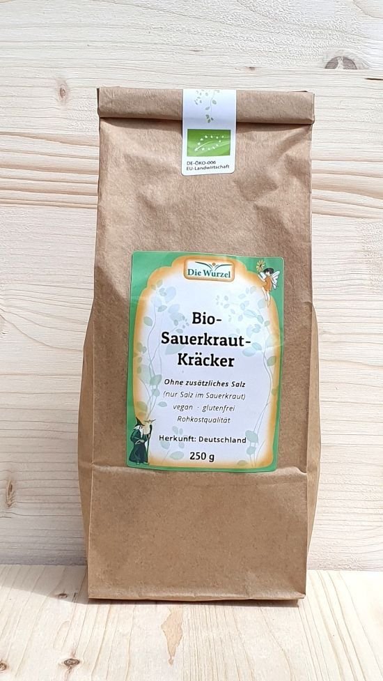 Bio-Sauerkraut-Kräcker ohne Salz, 250 g