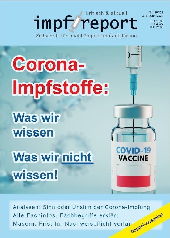 Impfreport Nr. 128/129 – Doppelausgabe – Hans U.P. Tolzin