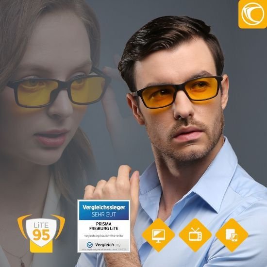 PRiSMA Bluelightprotect PC-Brille FREiBURG LiTE