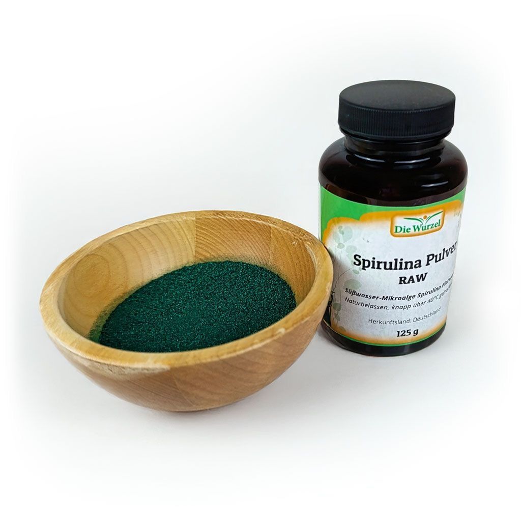 Spirulina-Platensis-Pulver RAW, 125g