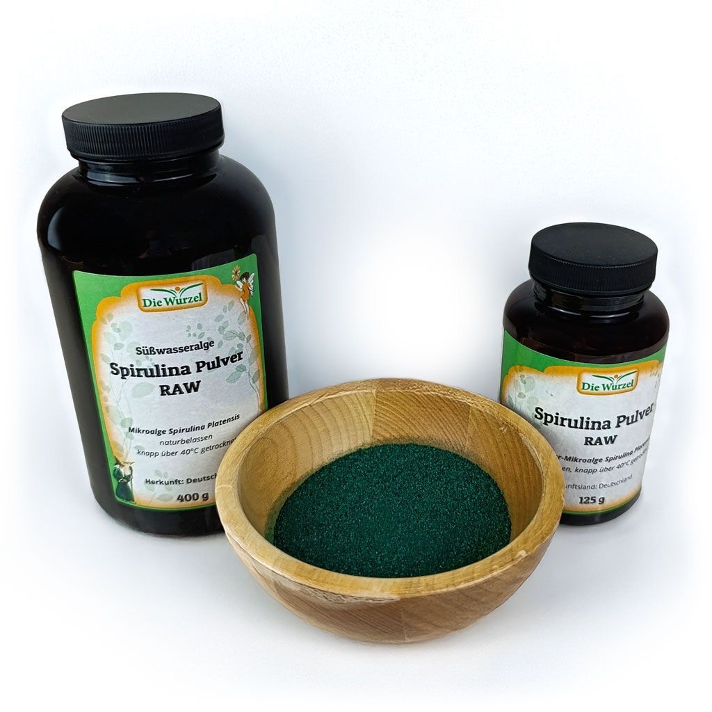 Spirulina-Platensis-Pulver RAW, 125g