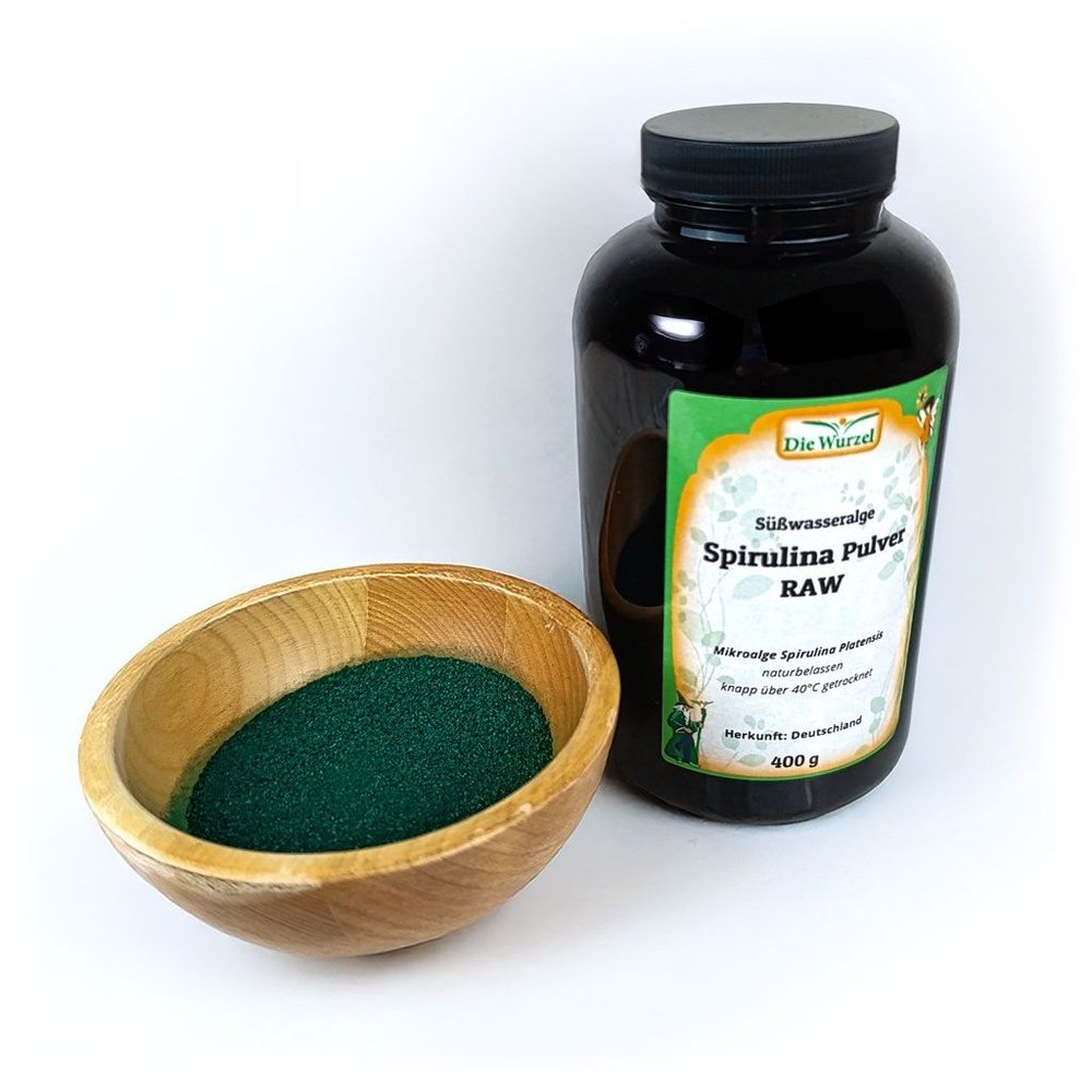 Spirulina-Platensis-Pulver RAW, 400 g